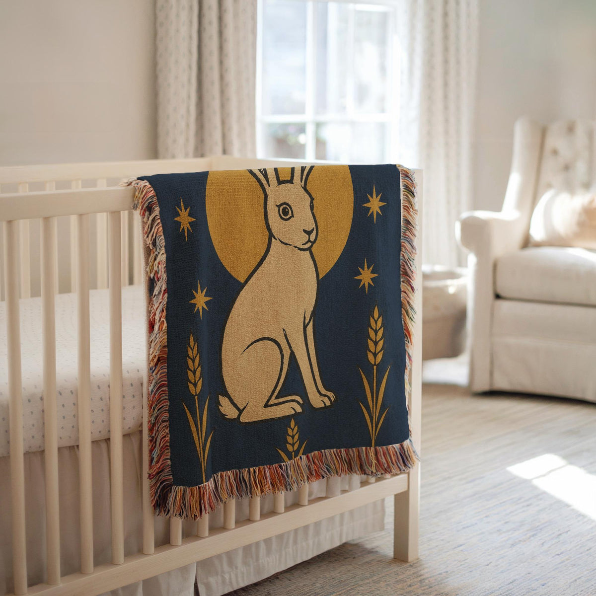 Rabbit Woven Blanket