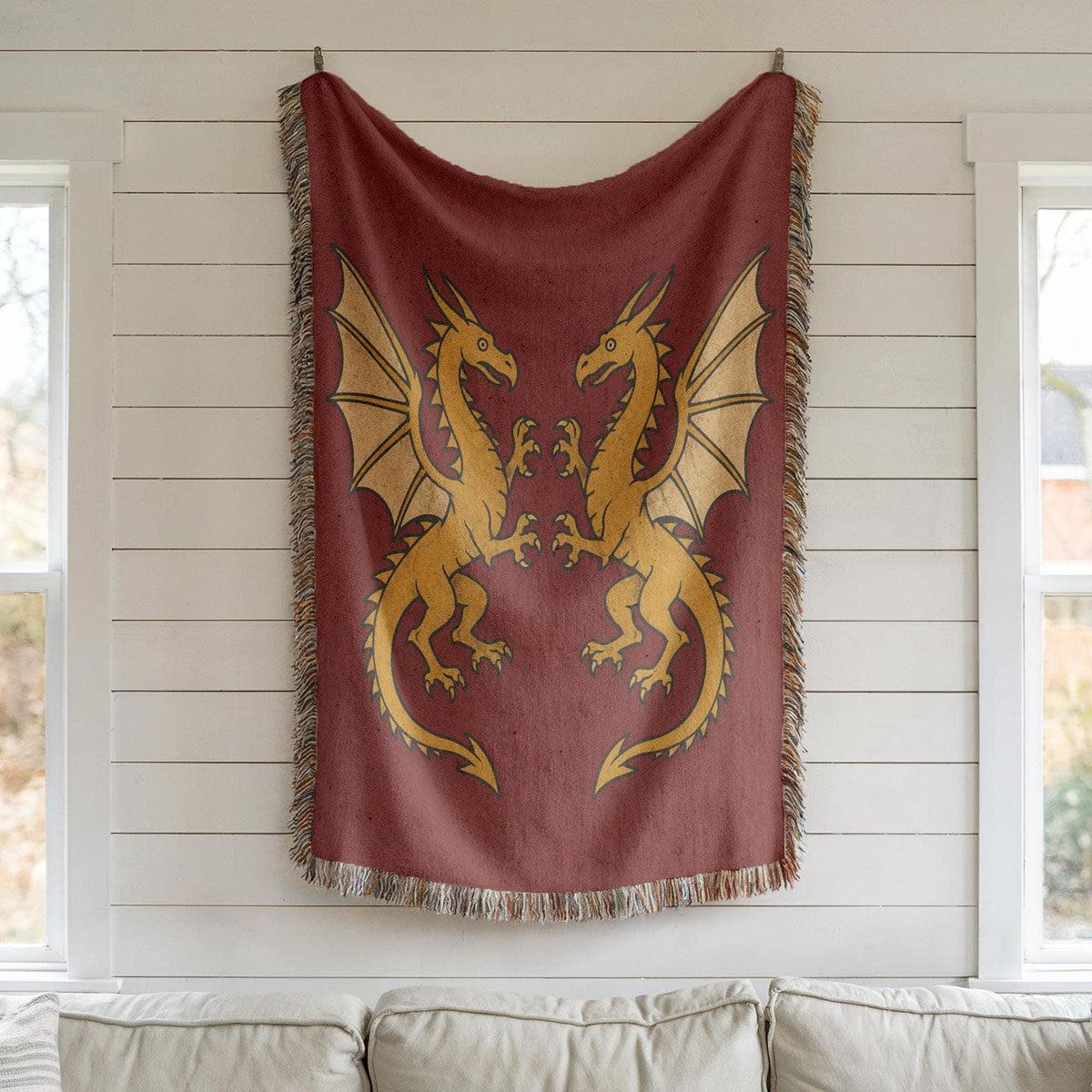 Dragon Woven Blanket