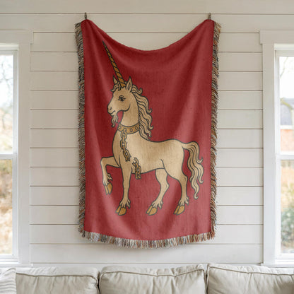 Unicorn Woven Blanket