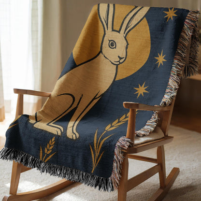Rabbit Woven Blanket