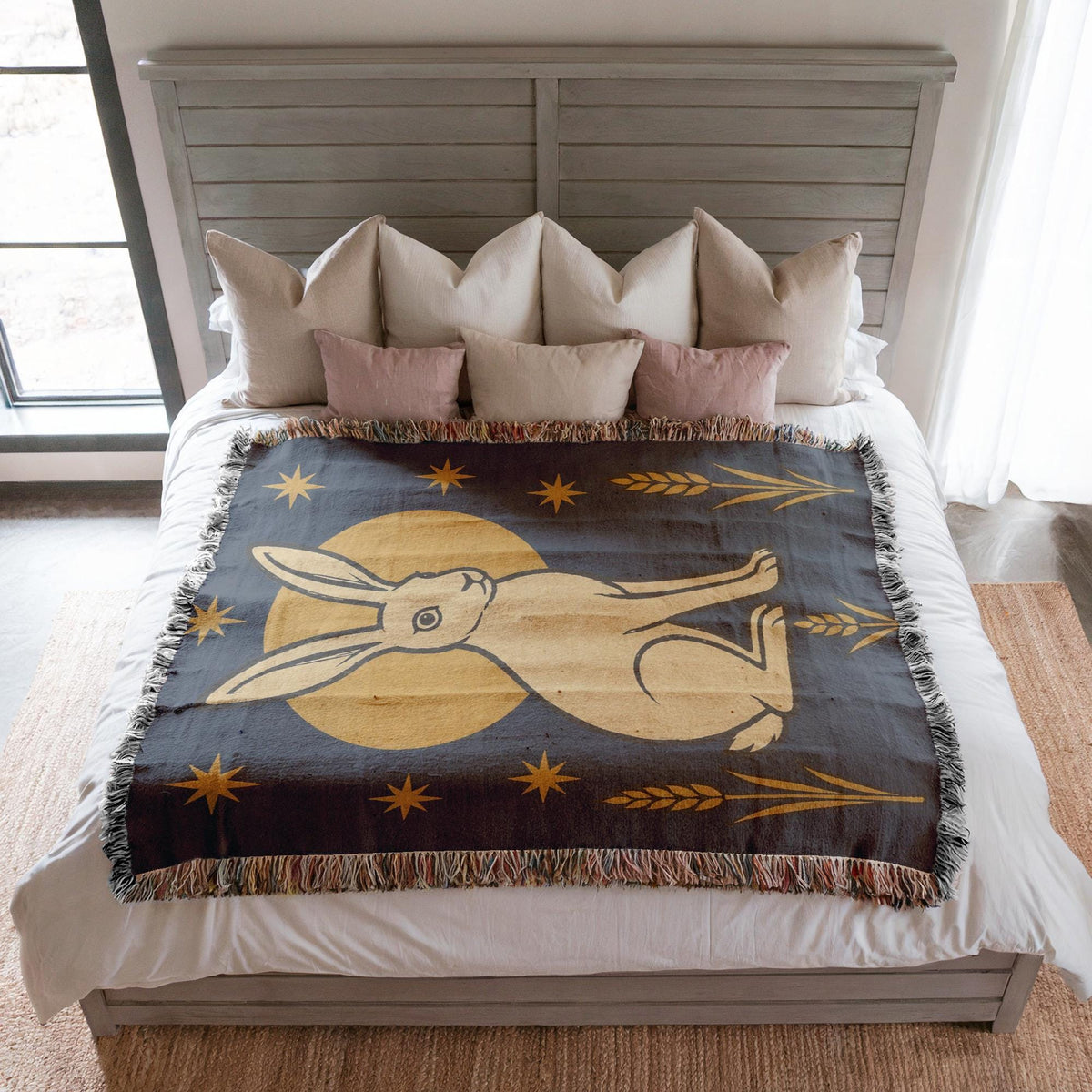Rabbit Woven Blanket