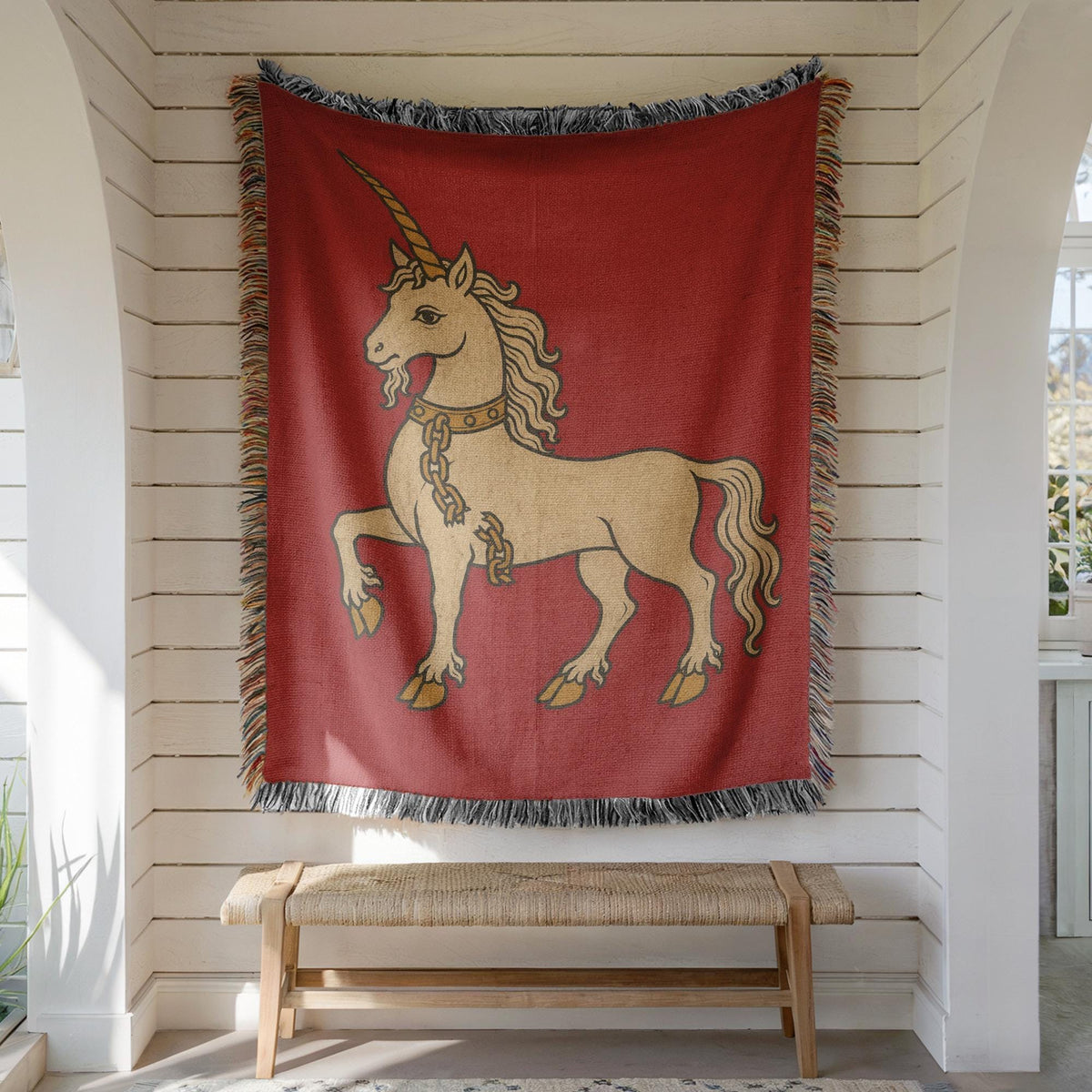Unicorn Woven Blanket