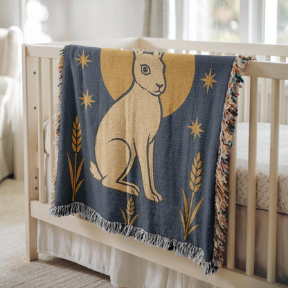 Rabbit Woven Blanket