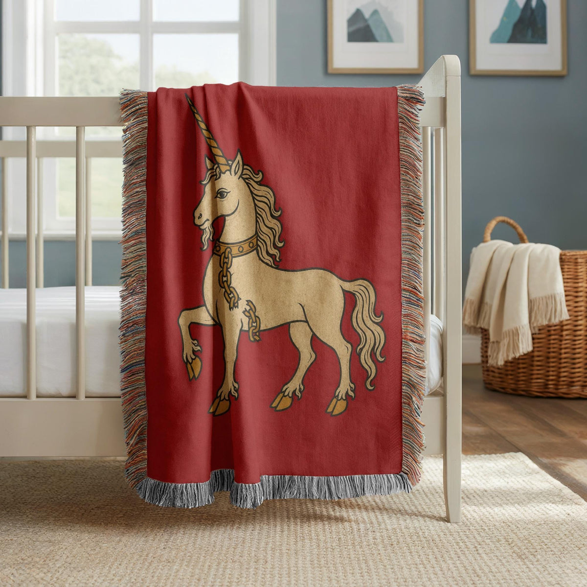 Unicorn Woven Blanket