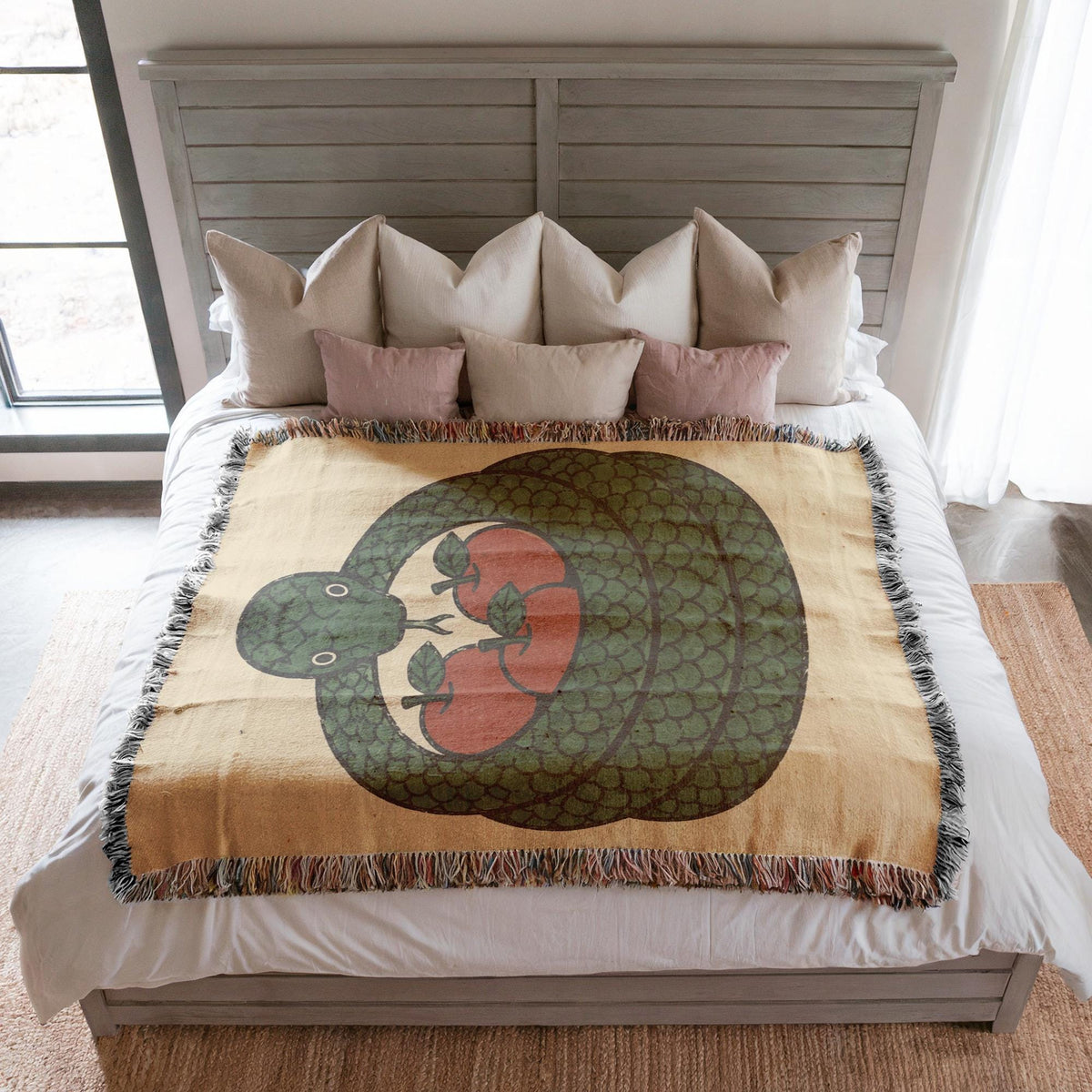 Snake Woven Blanket