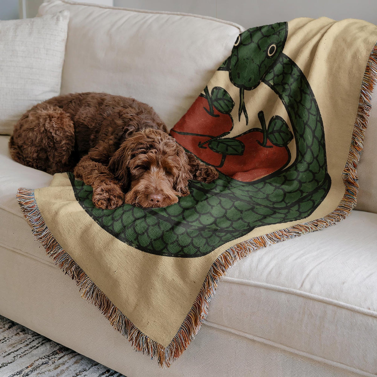 Snake Woven Blanket