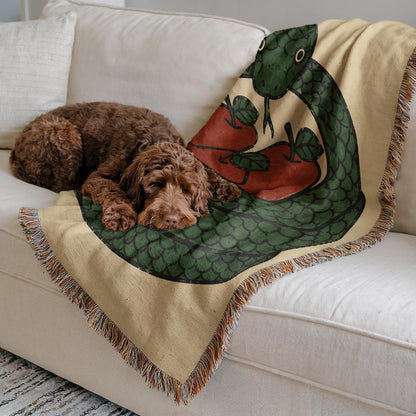 Snake Woven Blanket