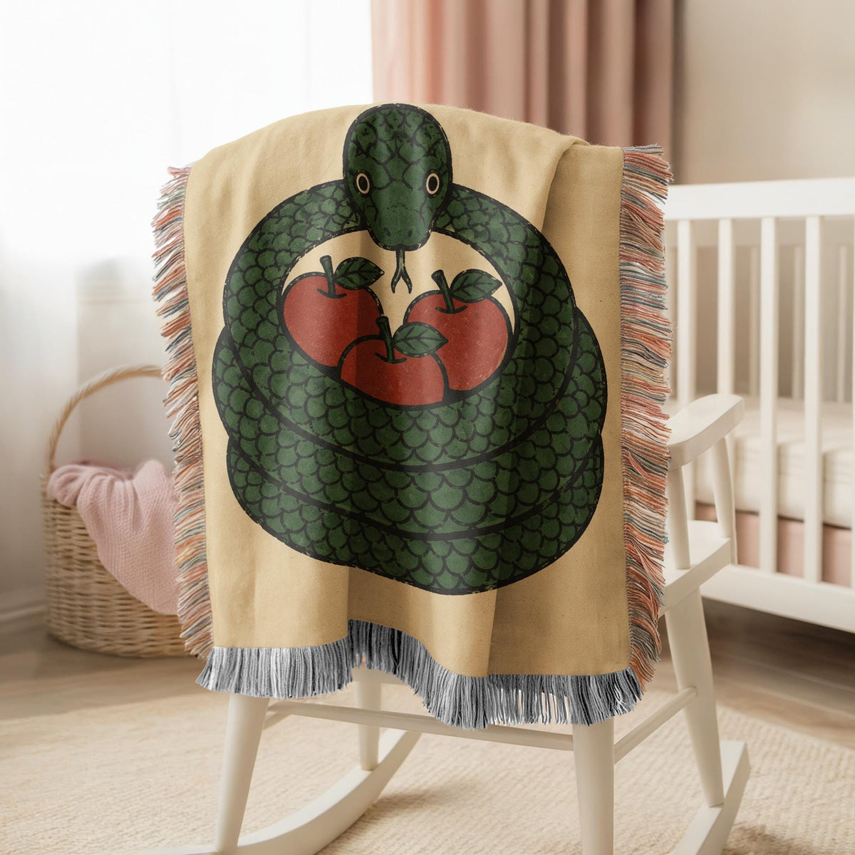 Snake Woven Blanket