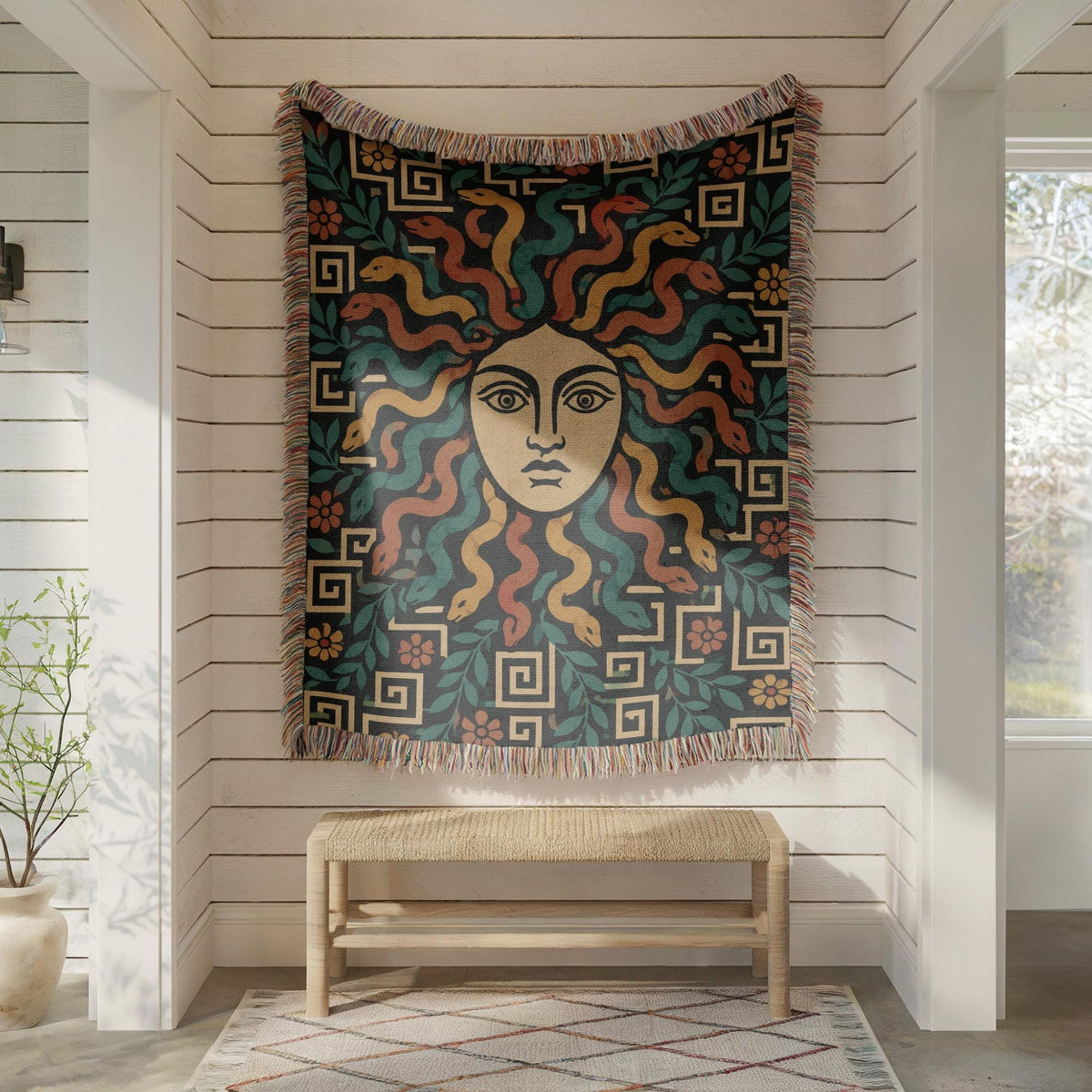 Medusa Woven Blanket