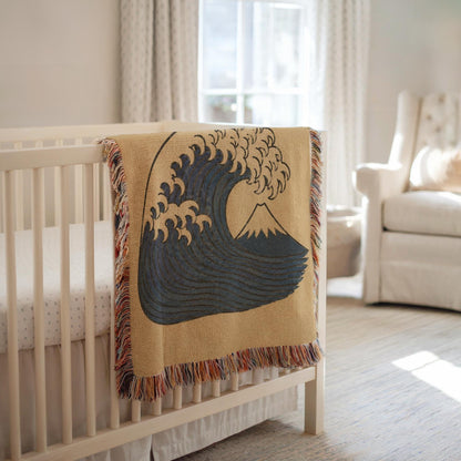 Great Wave Woven Blanket