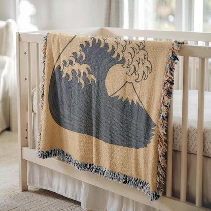 Great Wave Woven Blanket