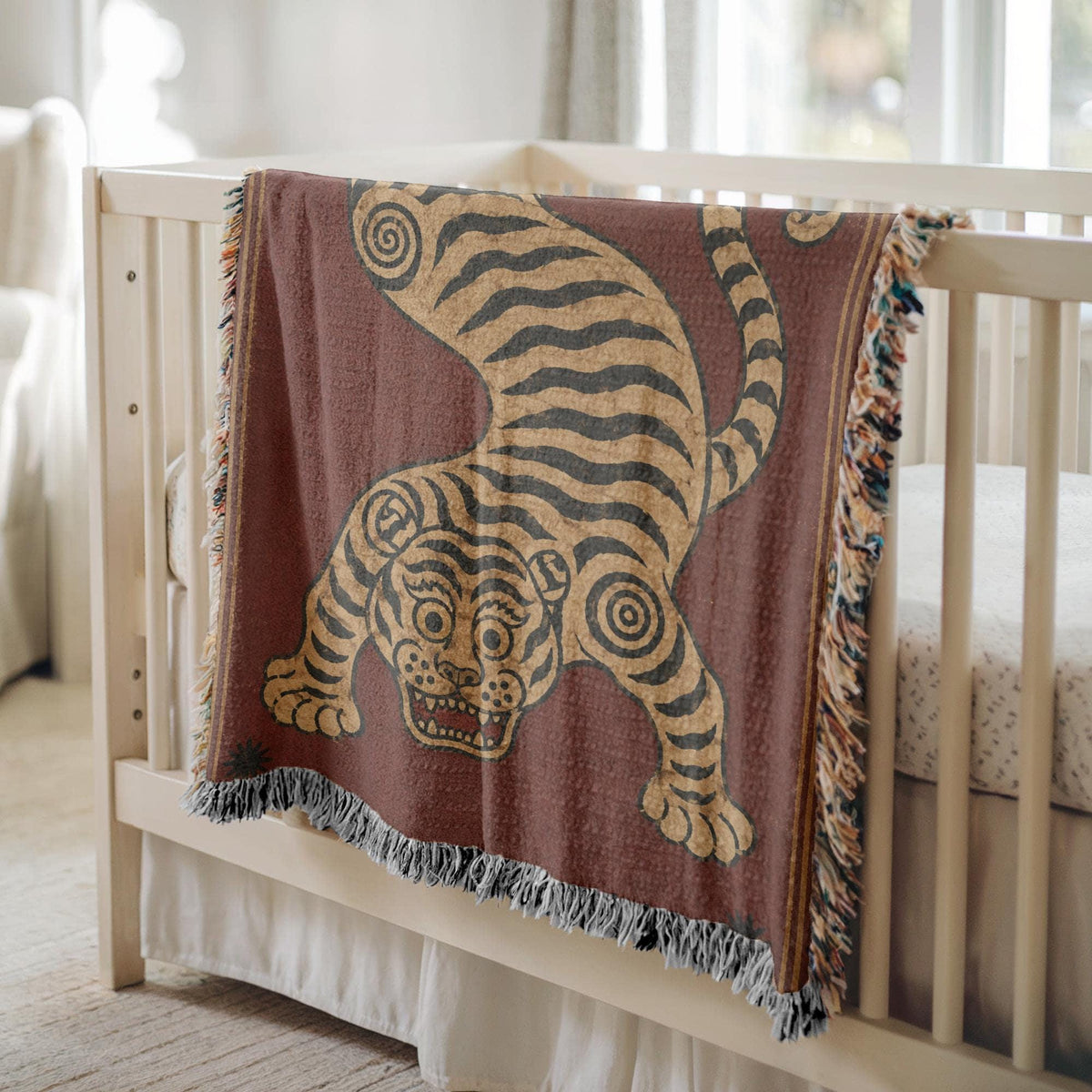 Tibetan Tiger Woven Blanket