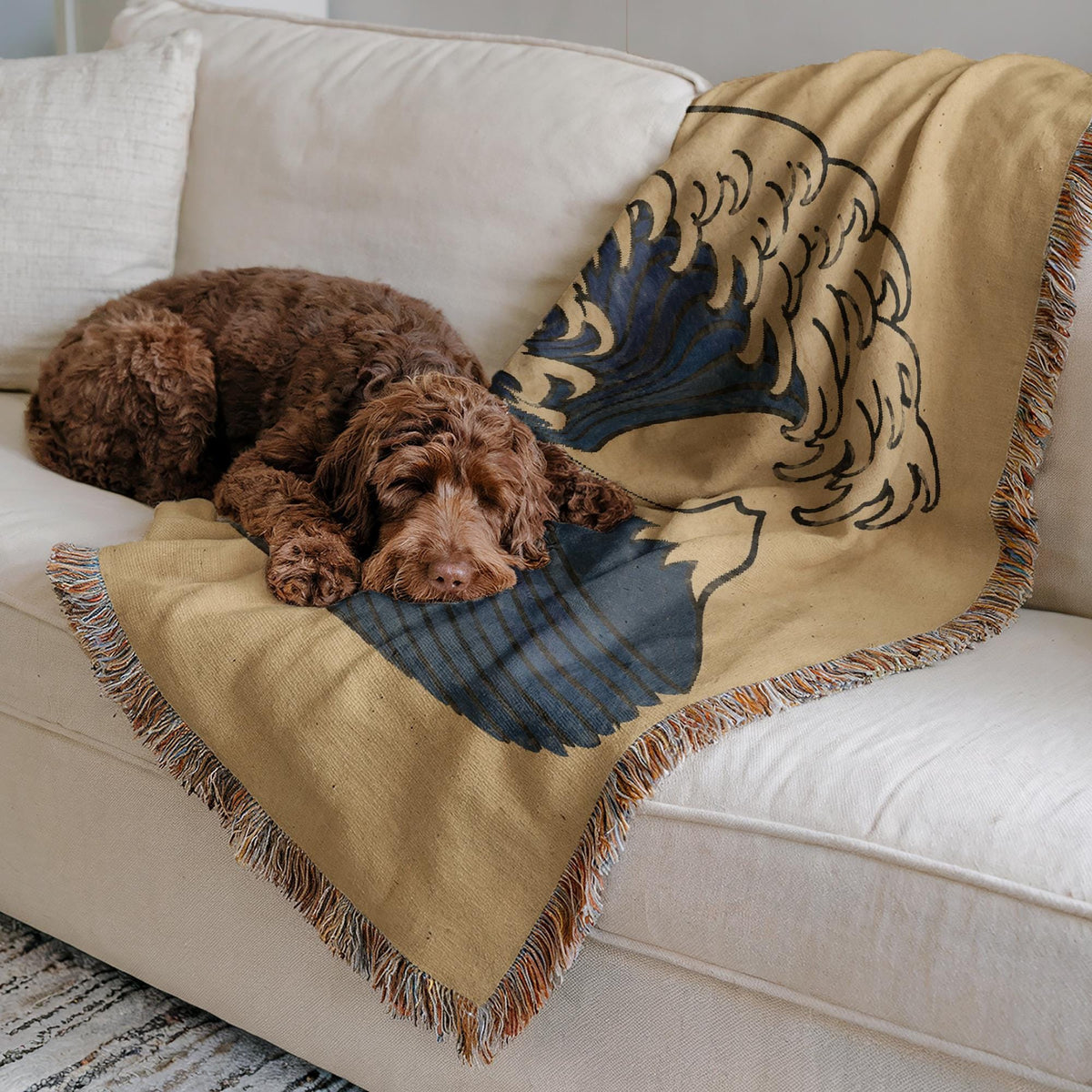 Great Wave Woven Blanket