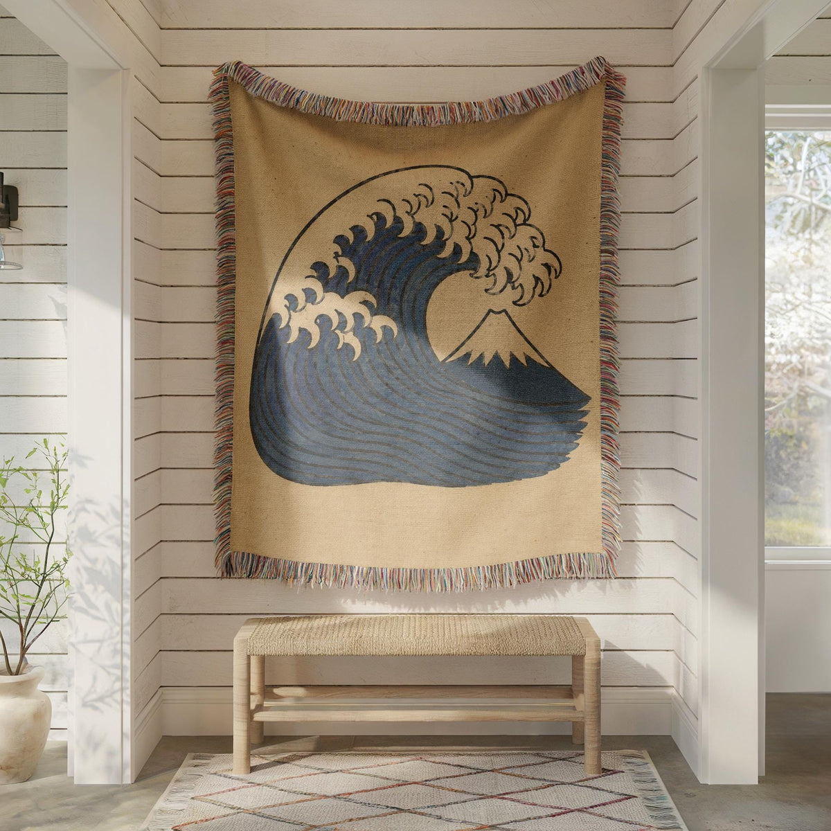 Great Wave Woven Blanket