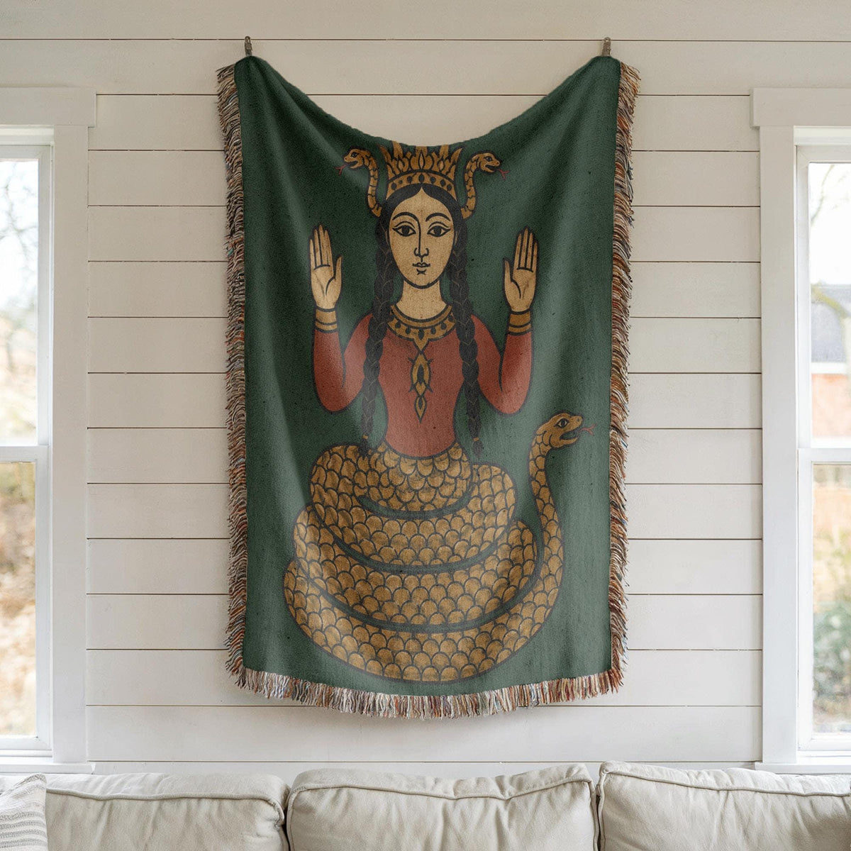 Shahmaran Woven Blanket
