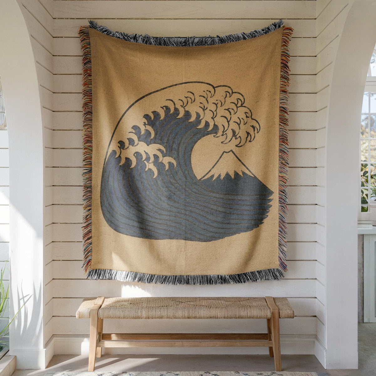Great Wave Woven Blanket