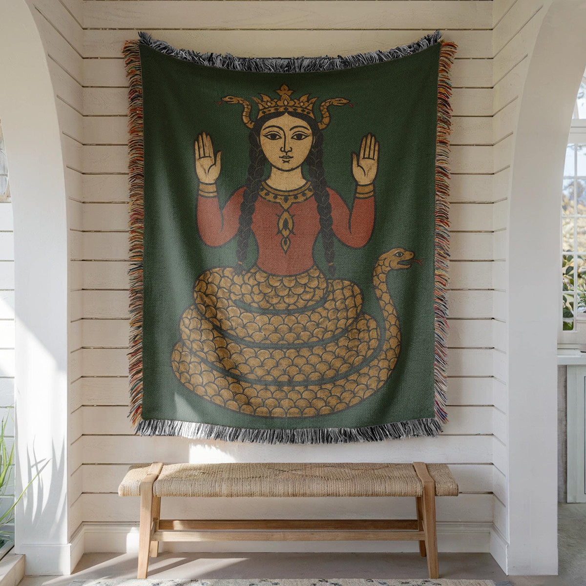 Shahmaran Woven Blanket