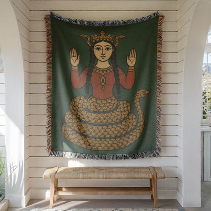 Shahmaran Woven Blanket