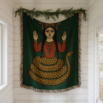 Shahmaran Woven Blanket