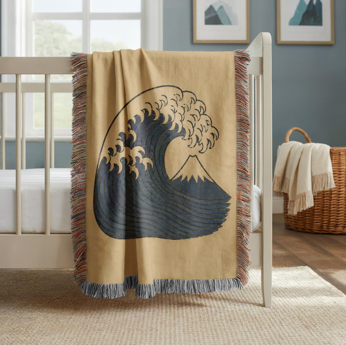 Great Wave Woven Blanket