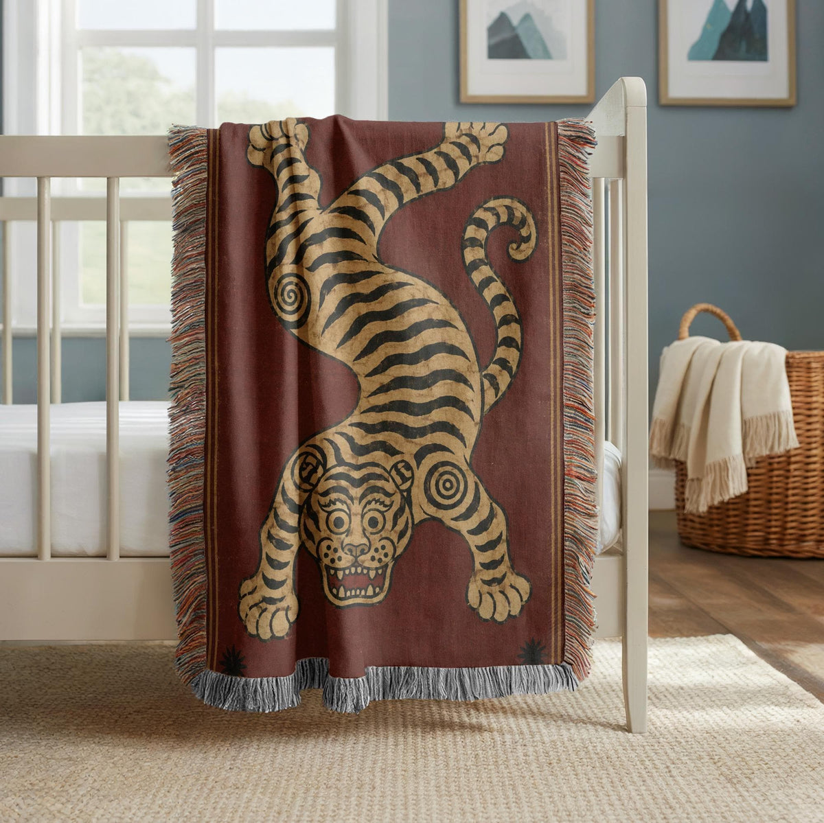 Tibetan Tiger Woven Blanket