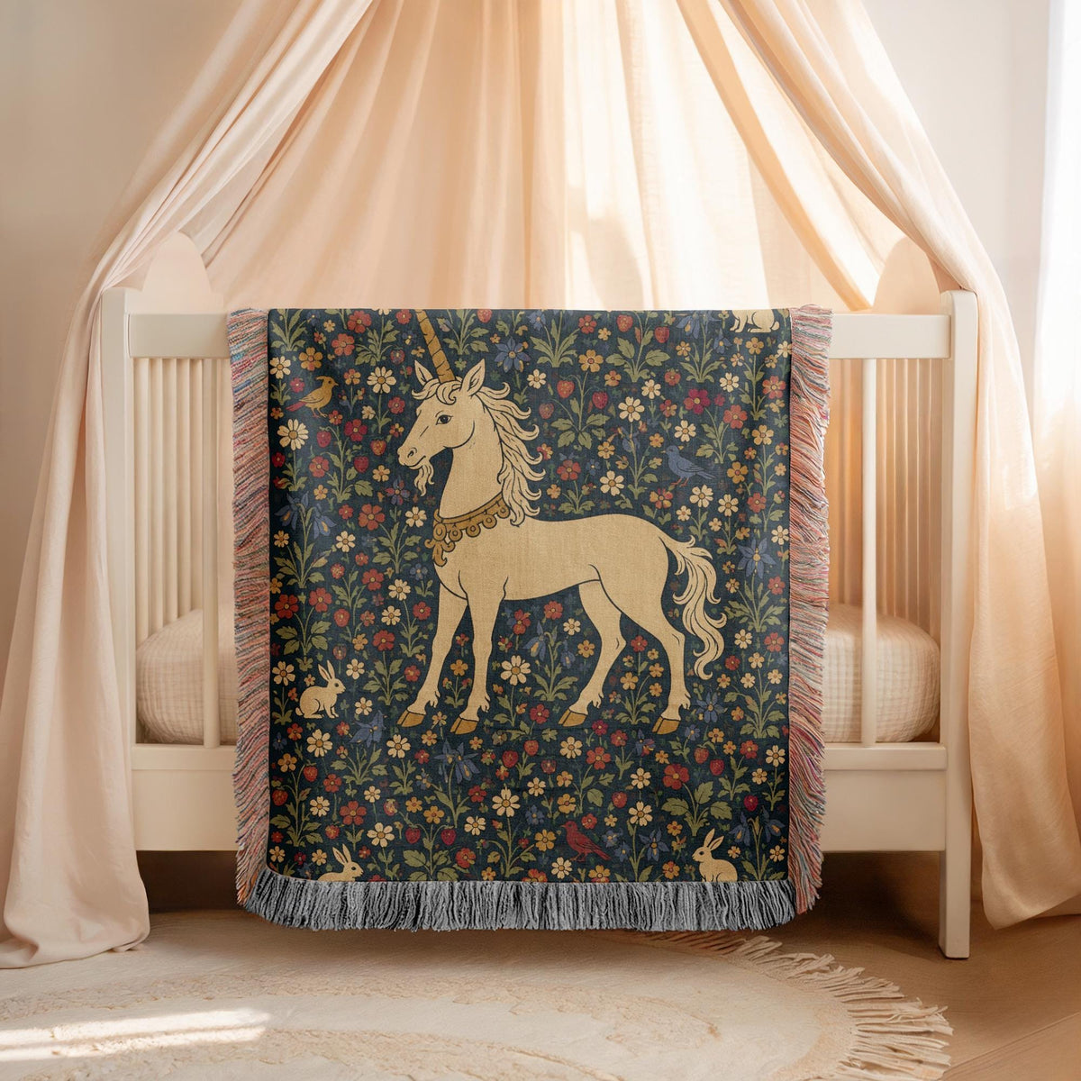 Unicorn Woven Blanket