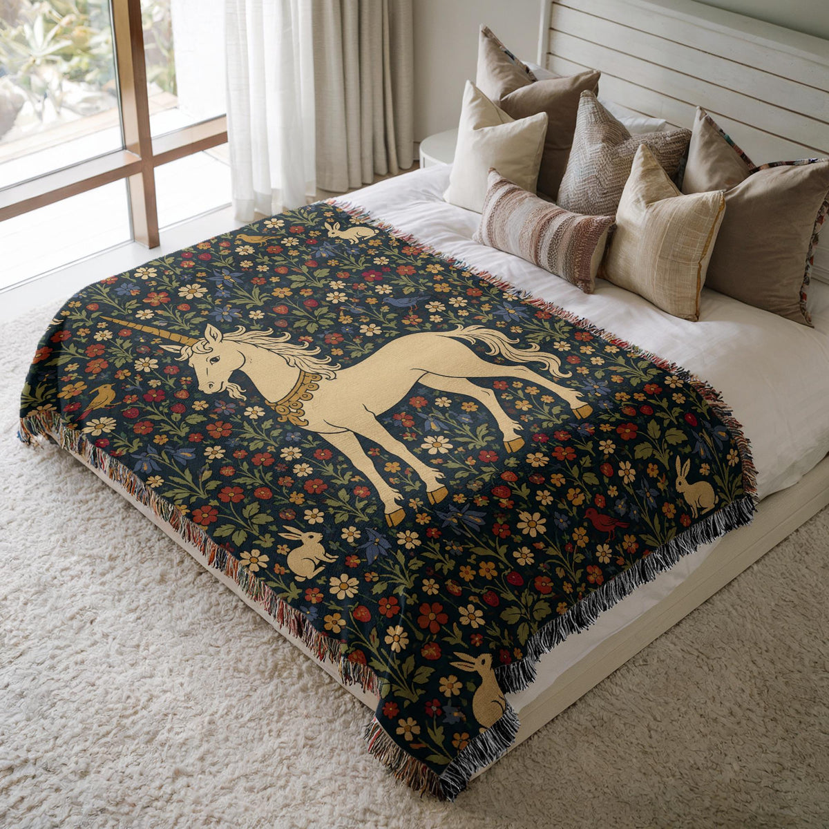 Unicorn Woven Blanket