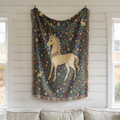 Unicorn Woven Blanket