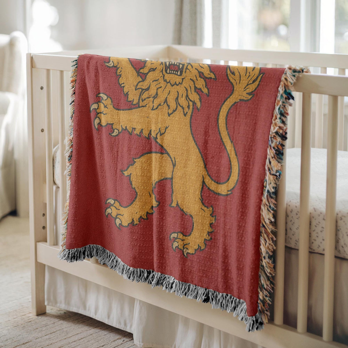 Lion Rampant Woven Blanket