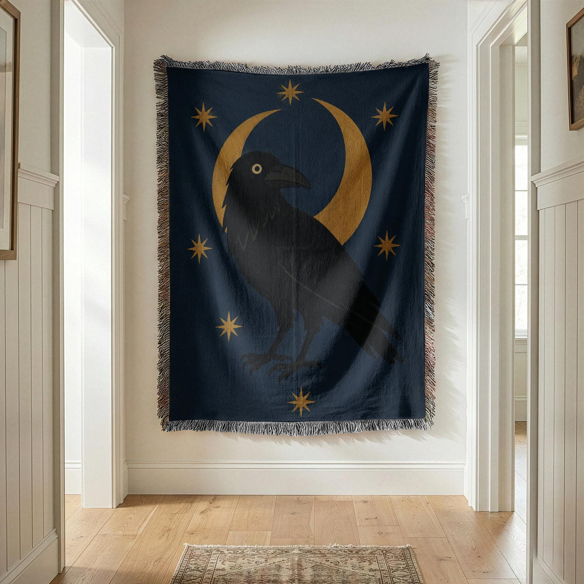 Raven Woven Blanket
