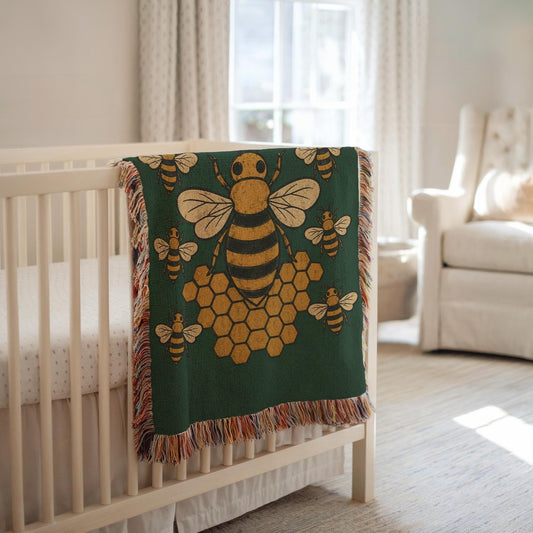 Bee Woven Blanket