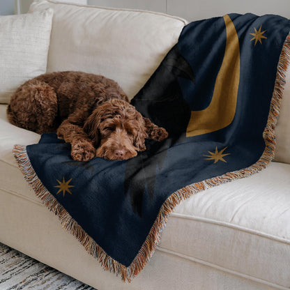 Raven Woven Blanket