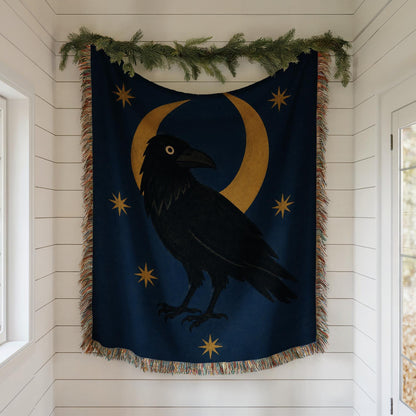 Raven Woven Blanket