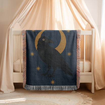 Raven Woven Blanket