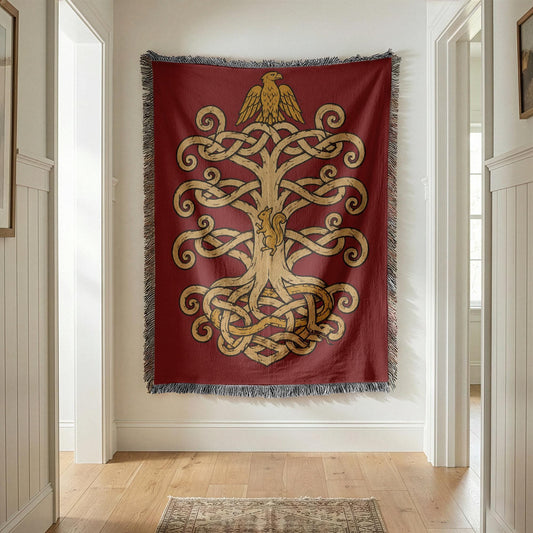 Yggdrasil Woven Blanket