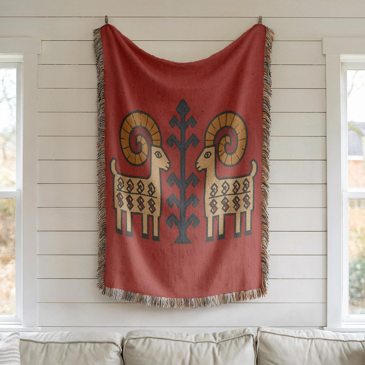 Ram Woven Blanket