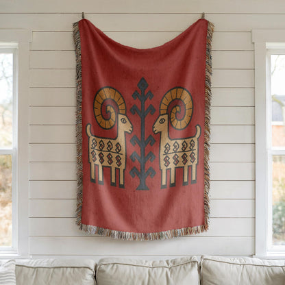 Ram Woven Blanket
