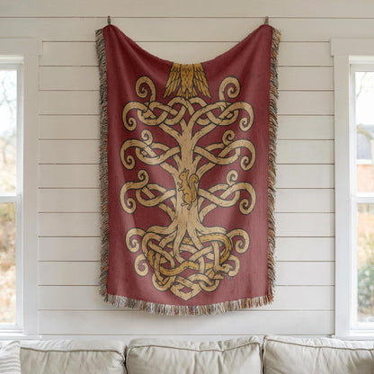 Yggdrasil Woven Blanket