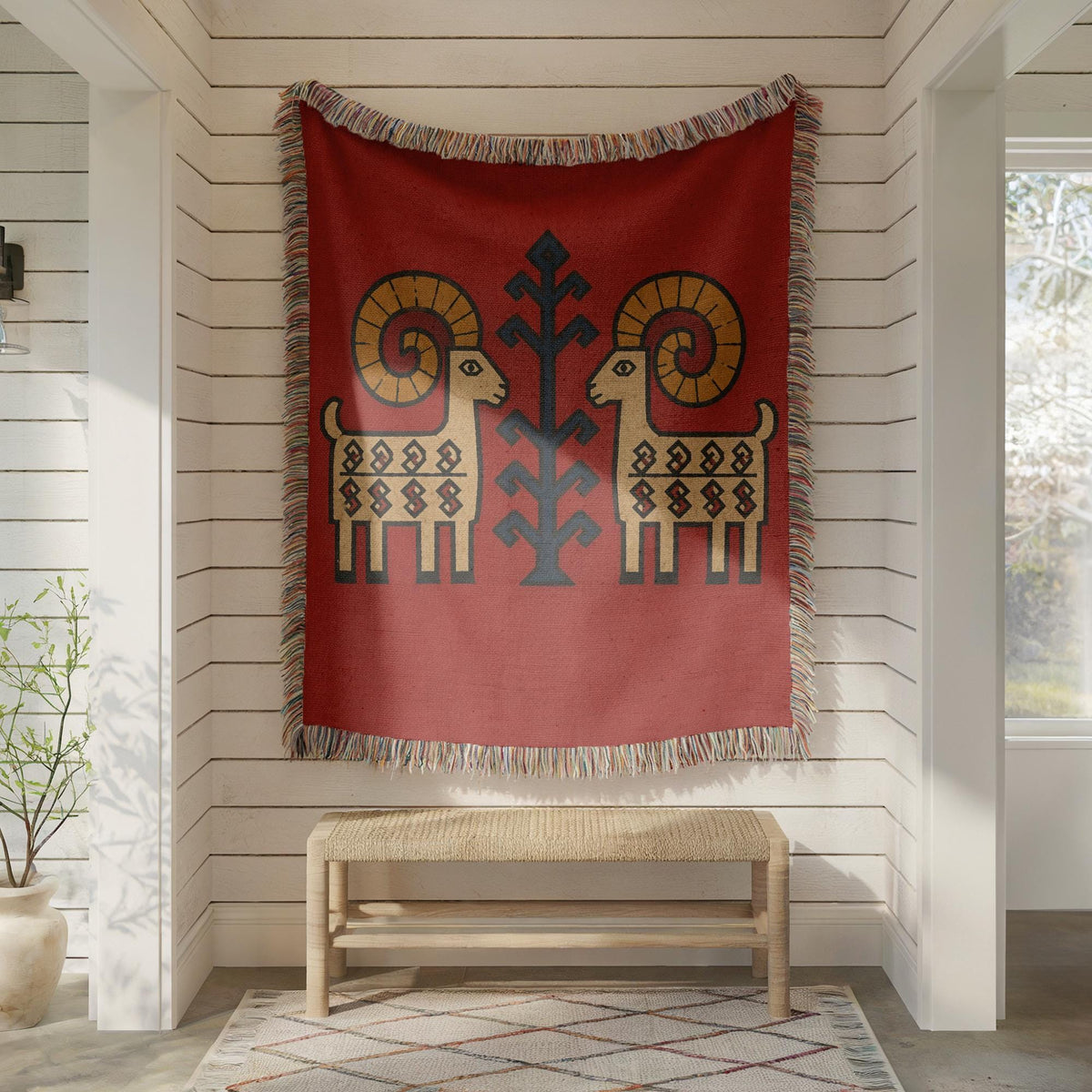 Ram Woven Blanket