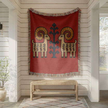 Ram Woven Blanket
