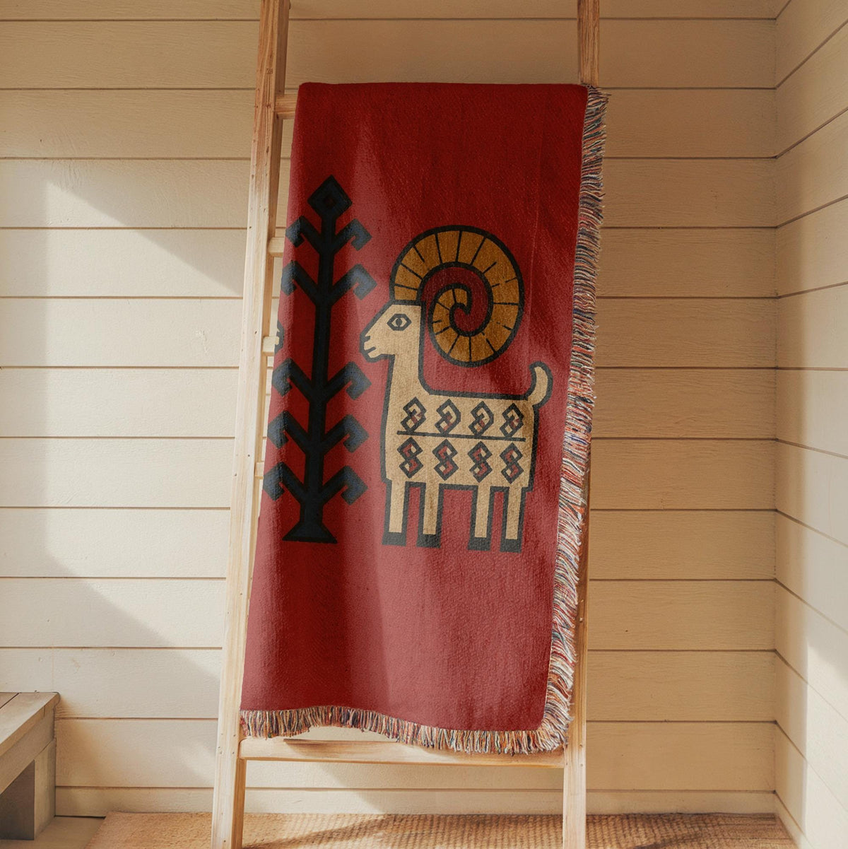 Ram Woven Blanket