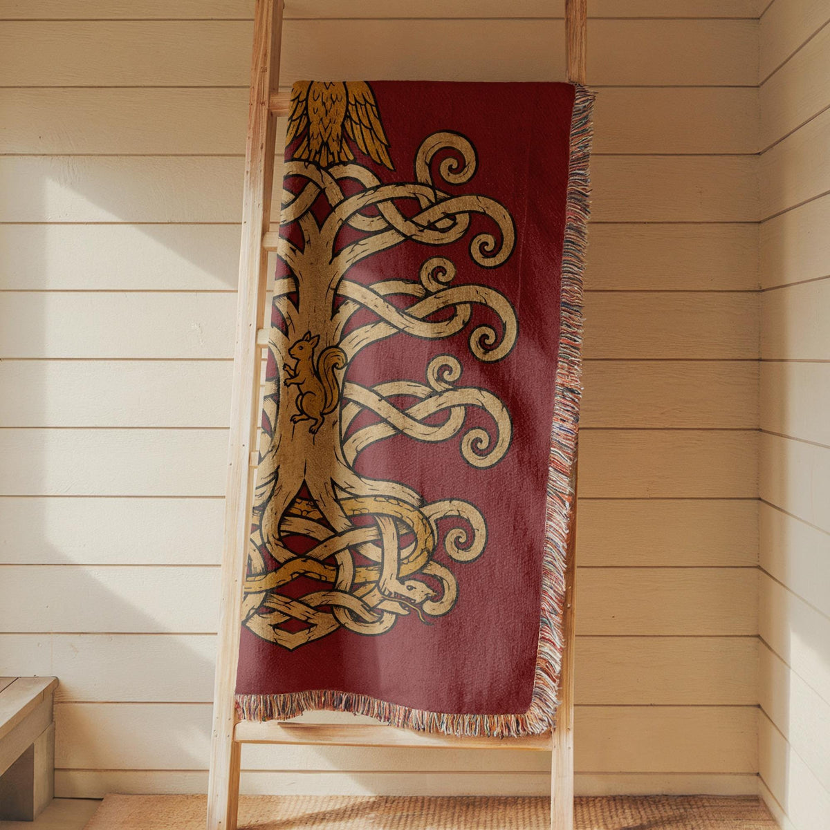 Yggdrasil Woven Blanket
