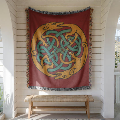 Celtic Knot Woven Blanket