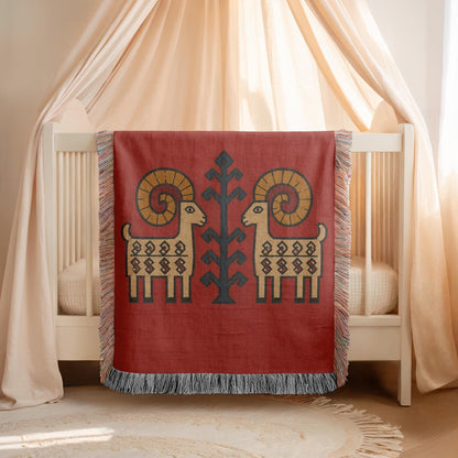 Ram Woven Blanket