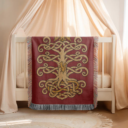 Yggdrasil Woven Blanket