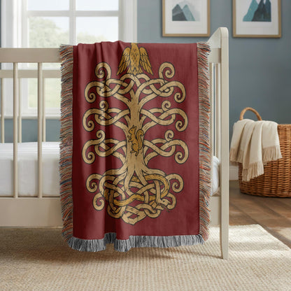Yggdrasil Woven Blanket