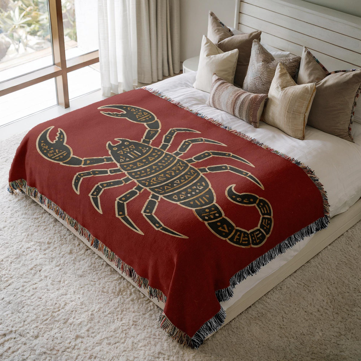 Scorpion Woven Blanket