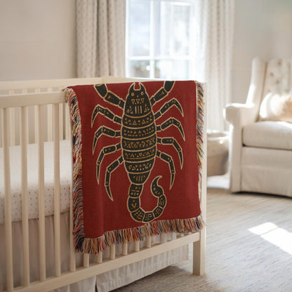 Scorpion Woven Blanket