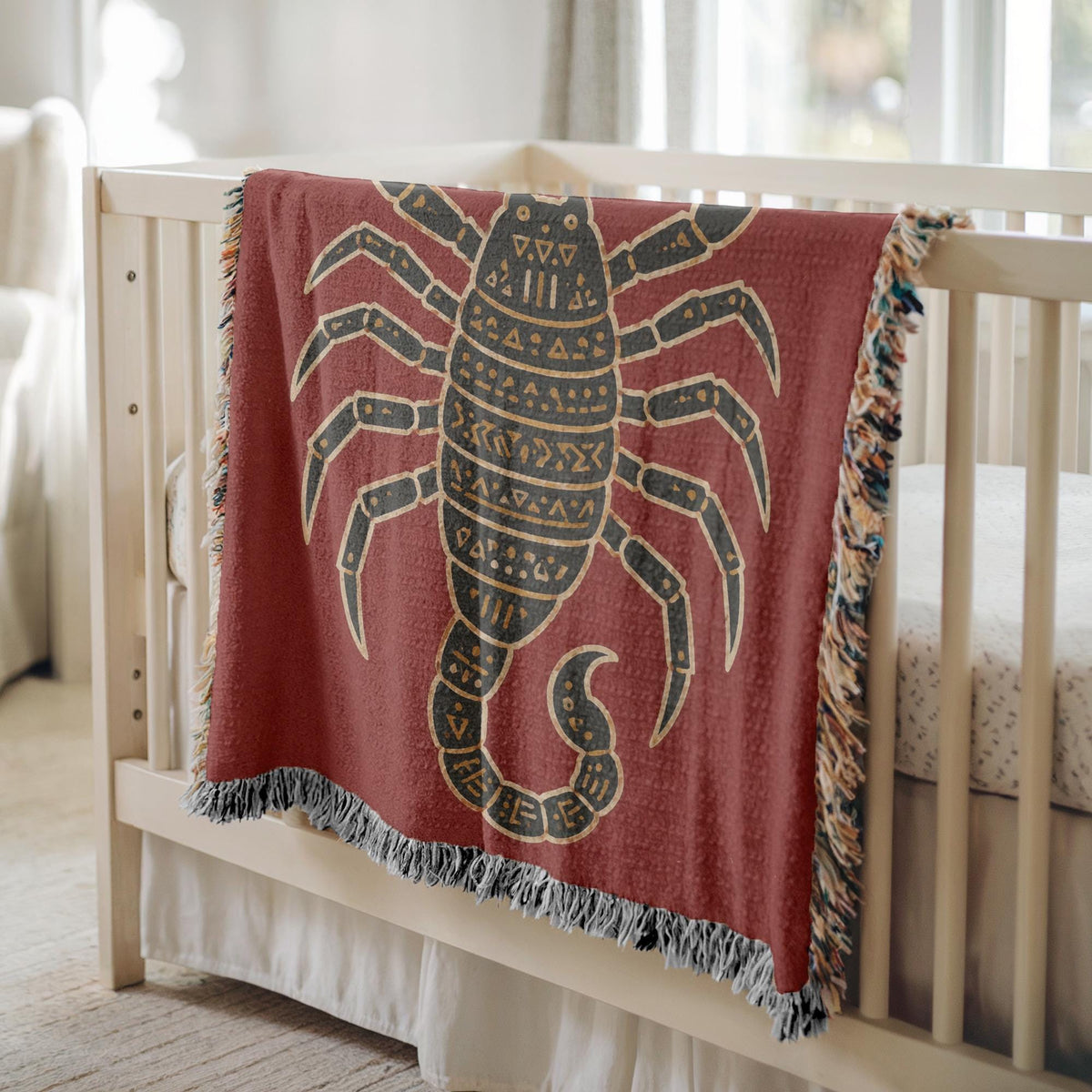 Scorpion Woven Blanket