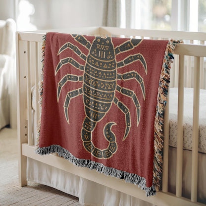 Scorpion Woven Blanket